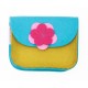 Wool Felt Purse - Blue Mustard