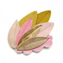 Broška GLAM - GOLDEN & MUSTARD