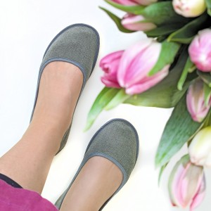 Ballerina Flats - GREY - Matilda