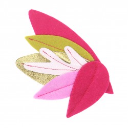 Brooch GLAM - PINK gold