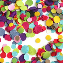 Felt Cutouts – circles, multicolor
