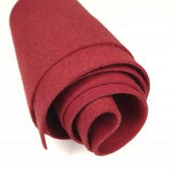 Wool Felt (2 mm thick, 140 cm wide) - DARK RED